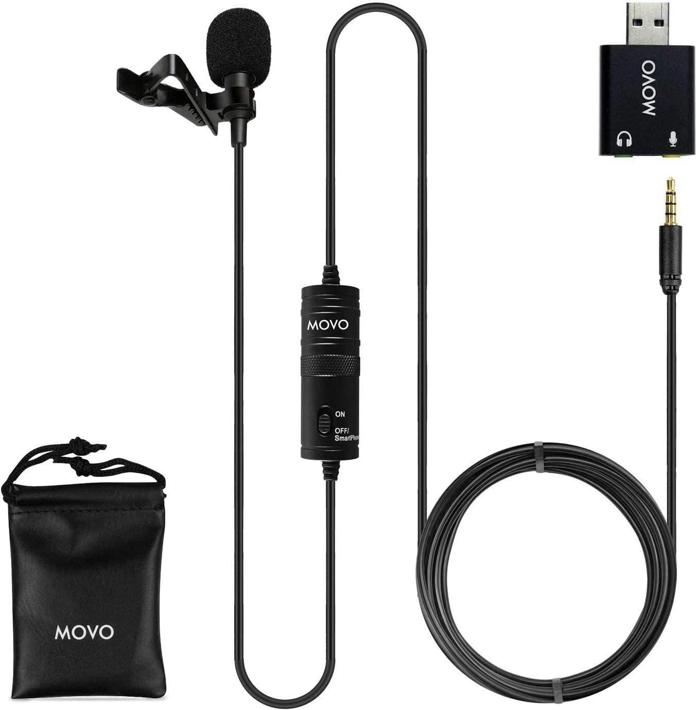 Movo LV1-USB Lavalier Microphone